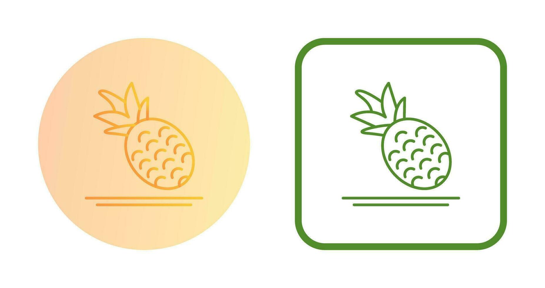 Ananas-Vektor-Symbol vektor