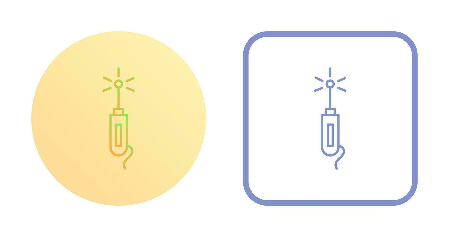 Laserstift-Vektorsymbol vektor