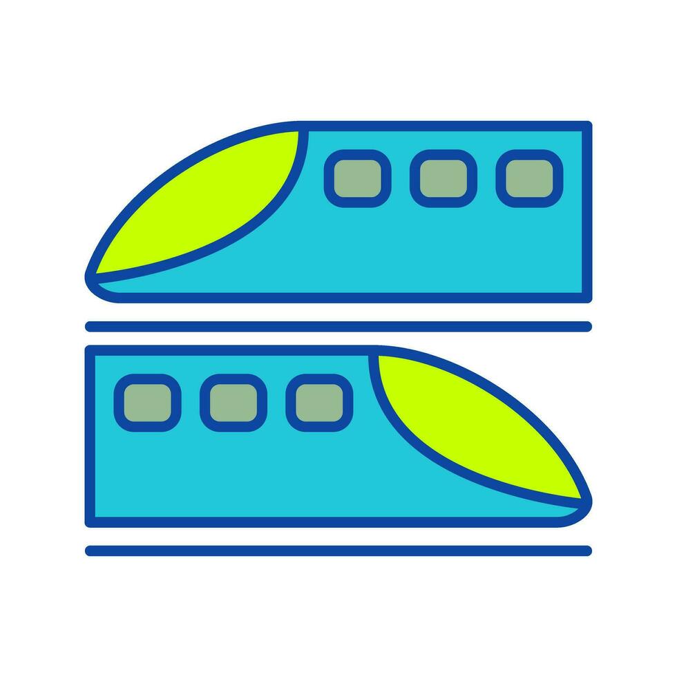 Züge-Vektor-Symbol vektor
