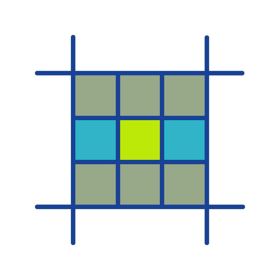 quadratisches Layout-Vektorsymbol vektor