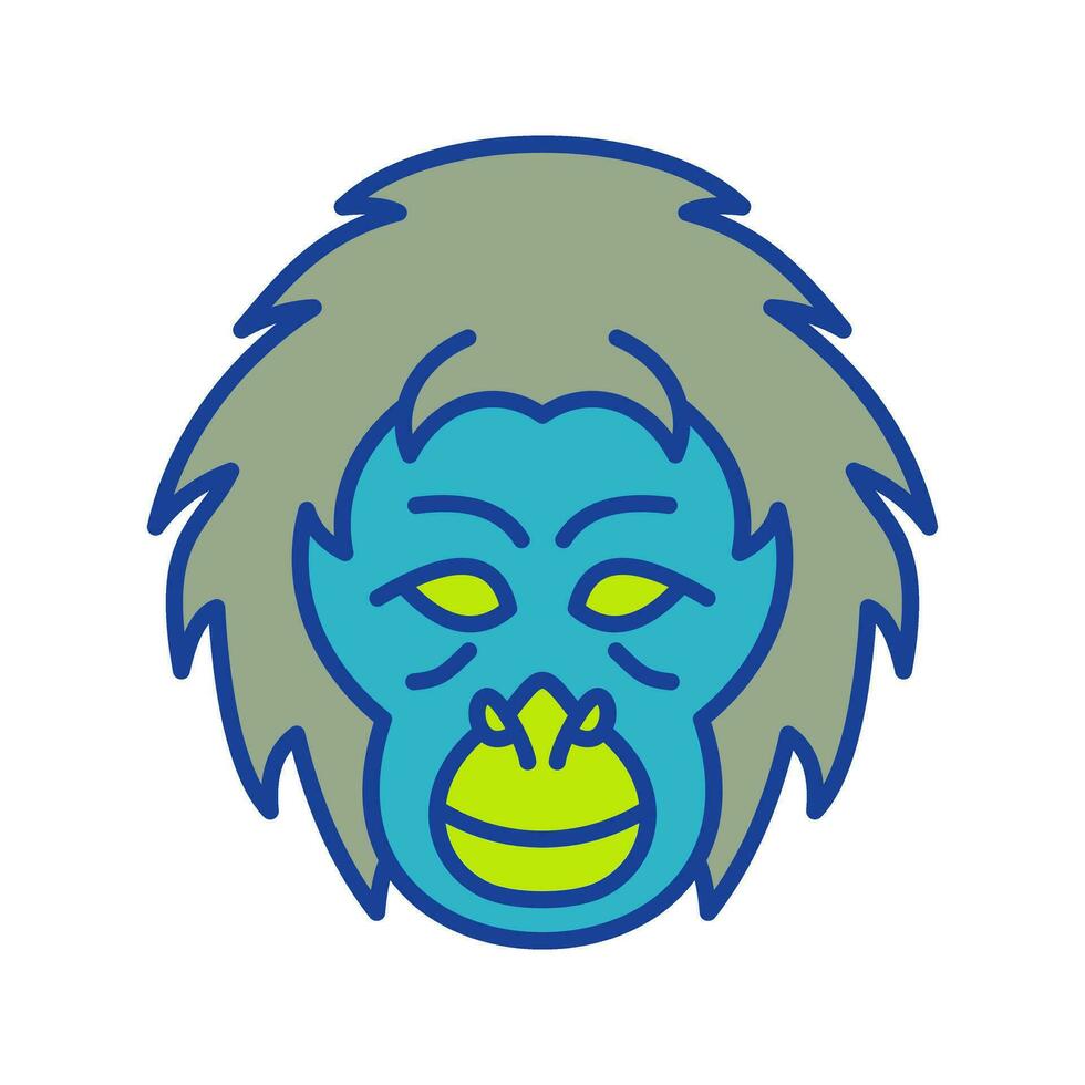 Orang-Utan-Vektorsymbol vektor