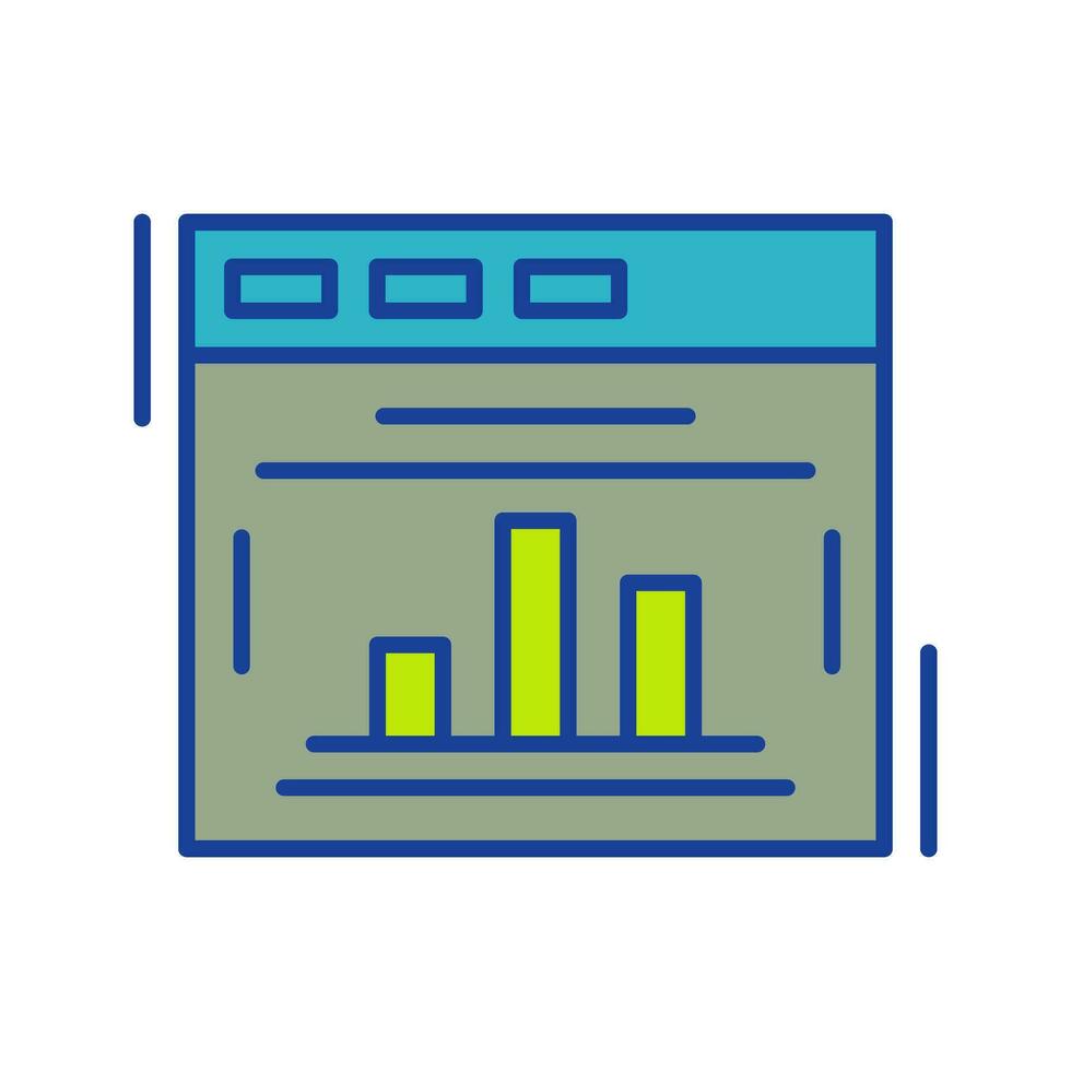 Statistik-Vektorsymbol vektor