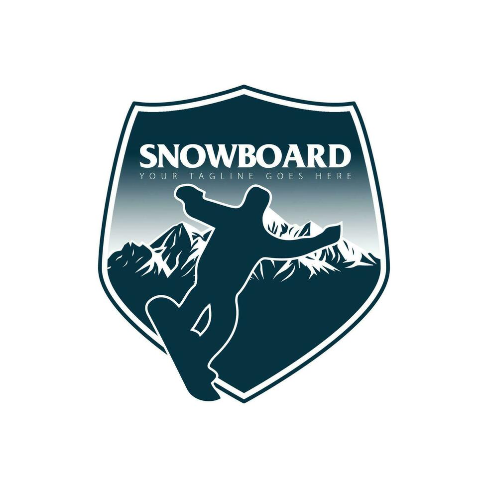 Snowboard Logo Vektor