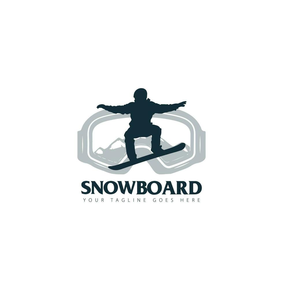 Snowboard Logo Vektor