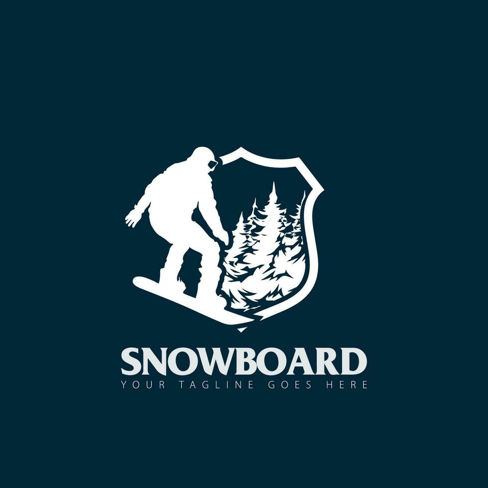 Snowboard Logo Vektor