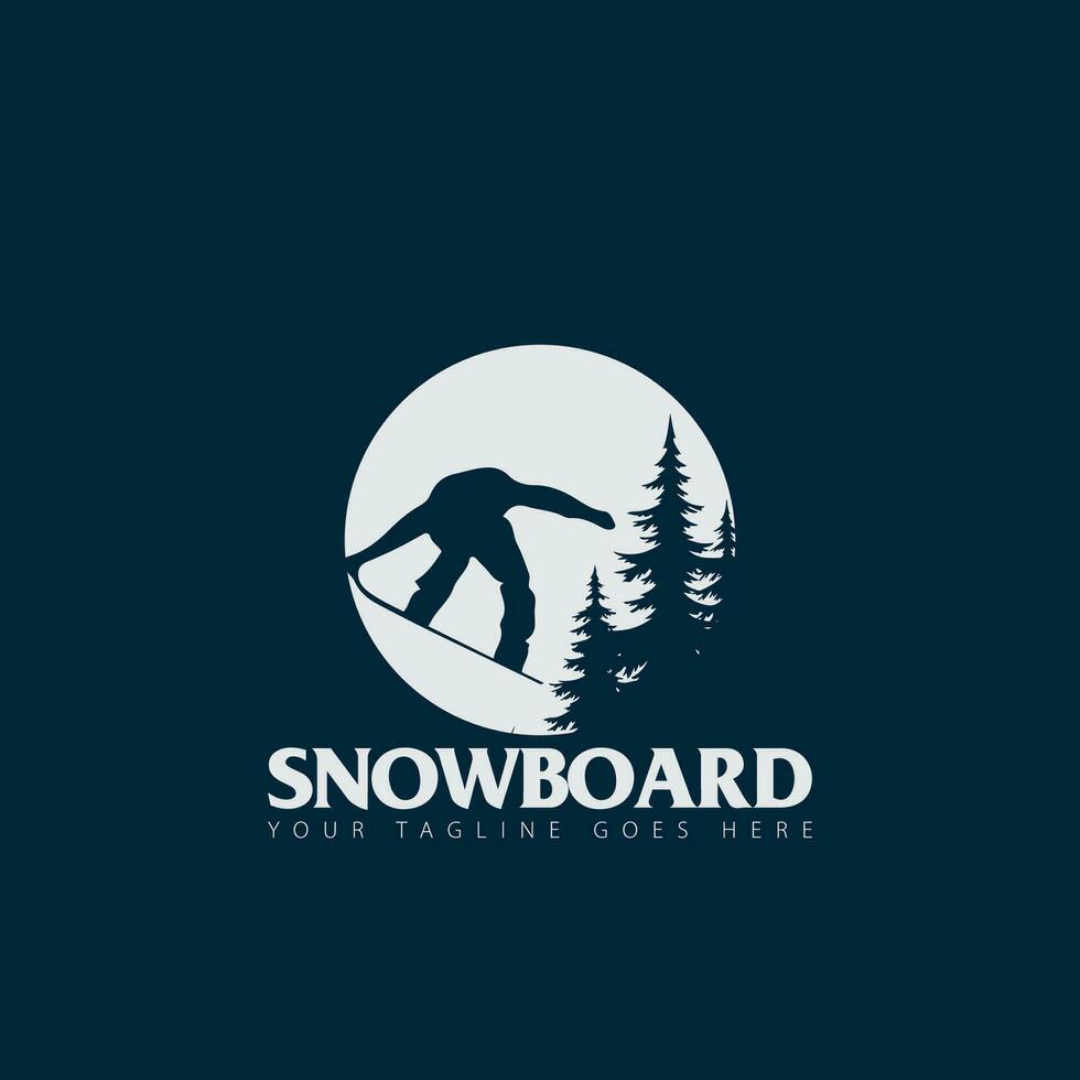 Snowboard Logo Vektor