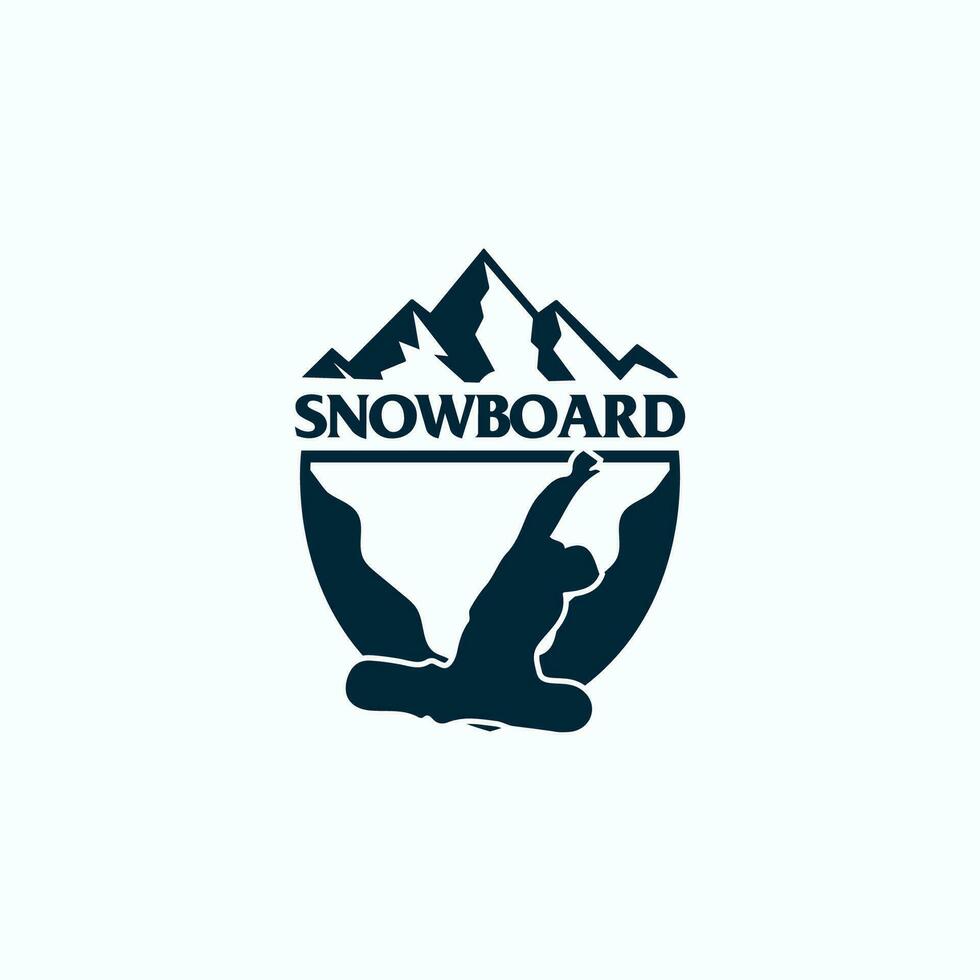 Snowboard Logo Vektor