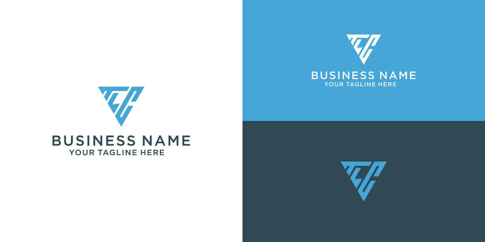 Design ein minimalistisch Monogramm tlc im Dreieck gestalten Logo geeignet zum Ihre branding Unternehmen, Brief T, Ich, c vektor