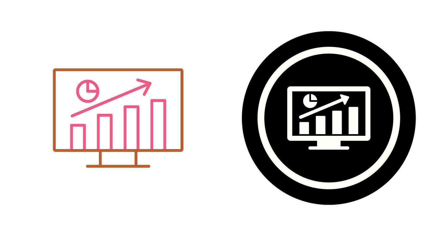 Statistik-Vektorsymbol vektor