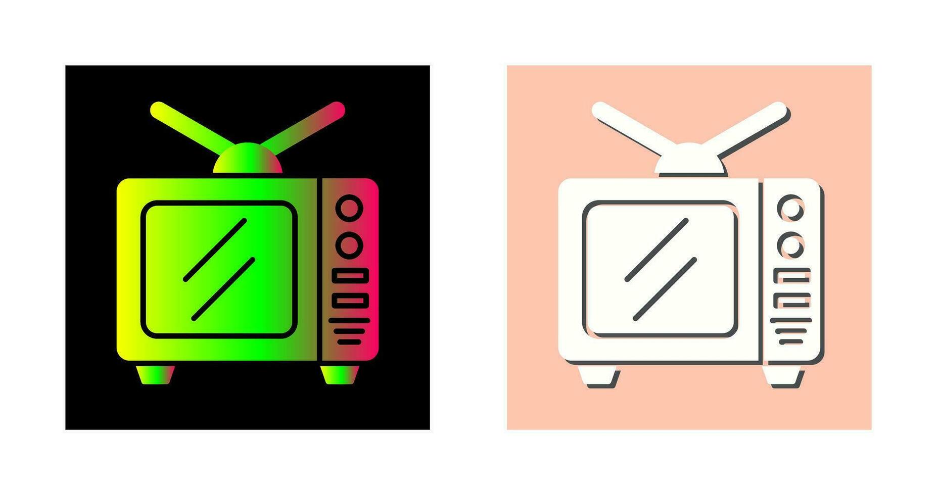 TV-Vektor-Symbol vektor