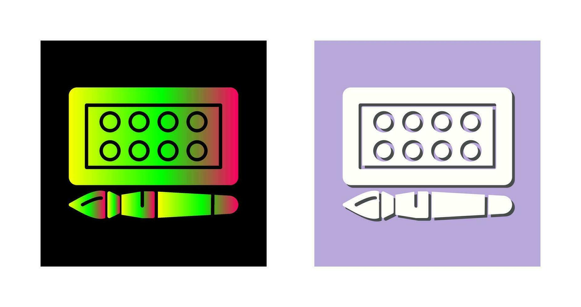 Vektorsymbol für Wasserfarben vektor