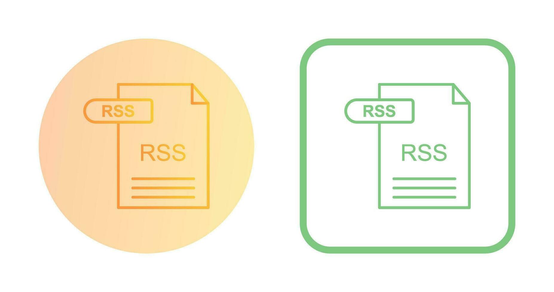 RSS-Vektorsymbol vektor