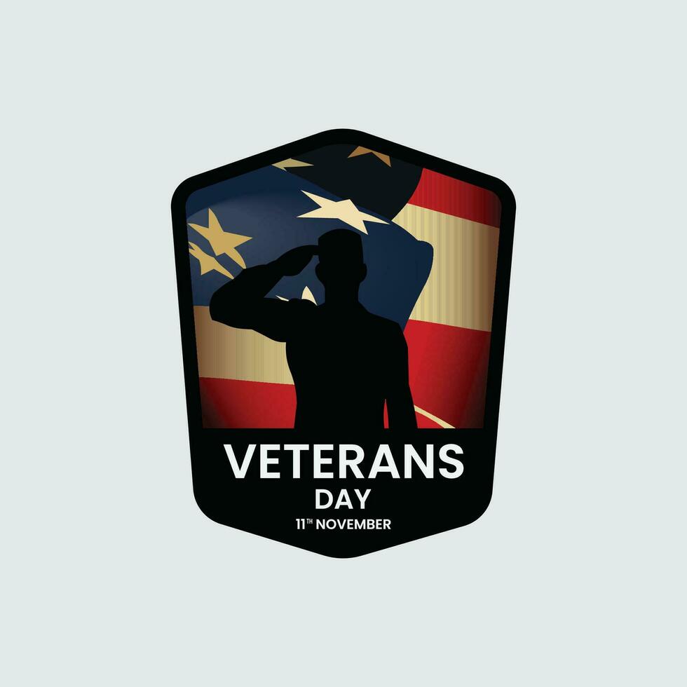Veteranen Tag Hintergrund National Urlaub von das vereinigt Zustand vektor