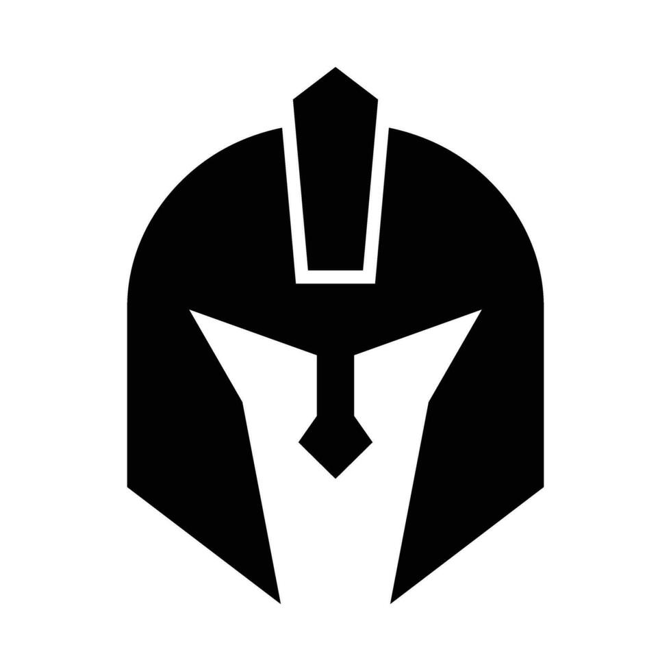 Ritter Helm Vektor Glyphe Symbol zum persönlich und kommerziell verwenden.