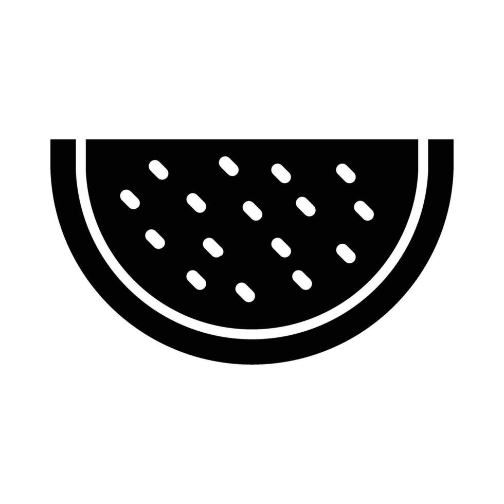 vattenmelon vektor glyf ikon för personlig och kommersiell använda sig av.