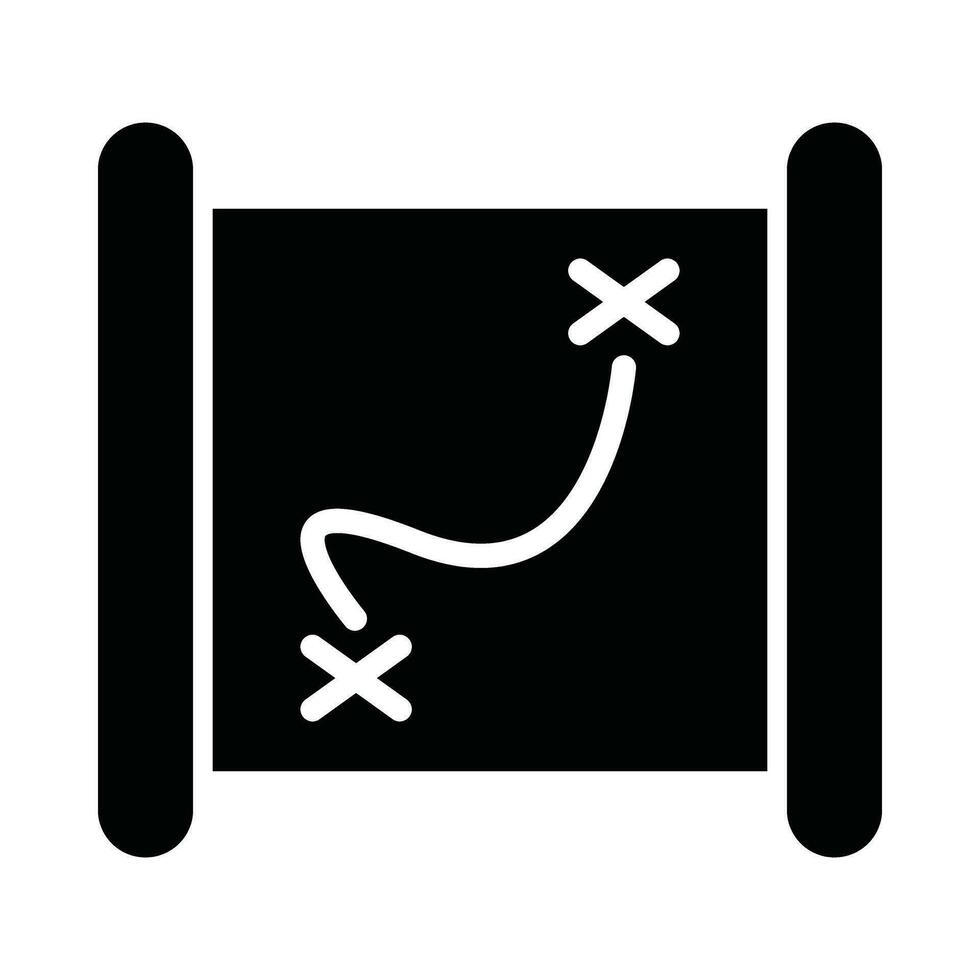 Karte Vektor Glyphe Symbol zum persönlich und kommerziell verwenden.