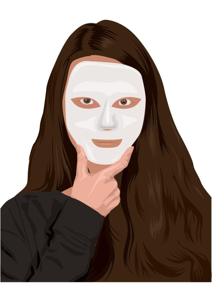 maskera upp drama klass på illustration grafisk vektor