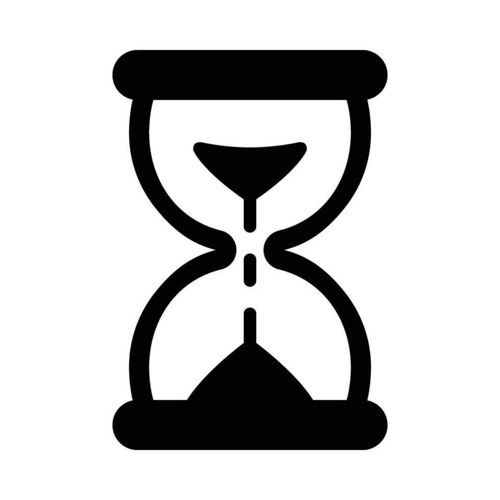 timglas vektor glyf ikon för personlig och kommersiell använda sig av.