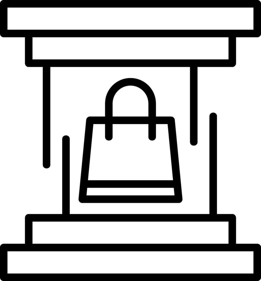 Einkaufen Teleporter Vektor Symbol Design