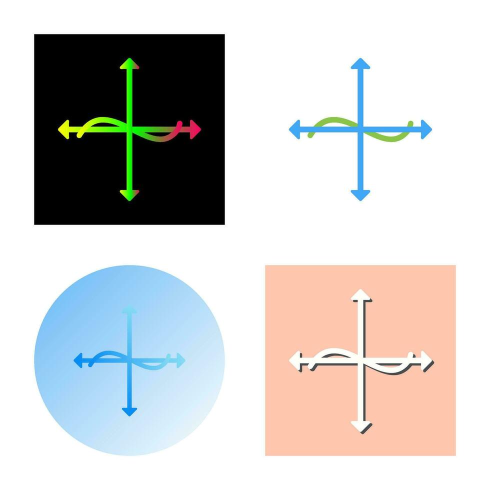 einzigartiges Diagrammvektorsymbol vektor