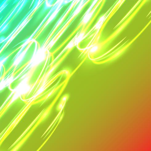 Neon suddiga cirklar på en blå bakgrund, vektor illustration.