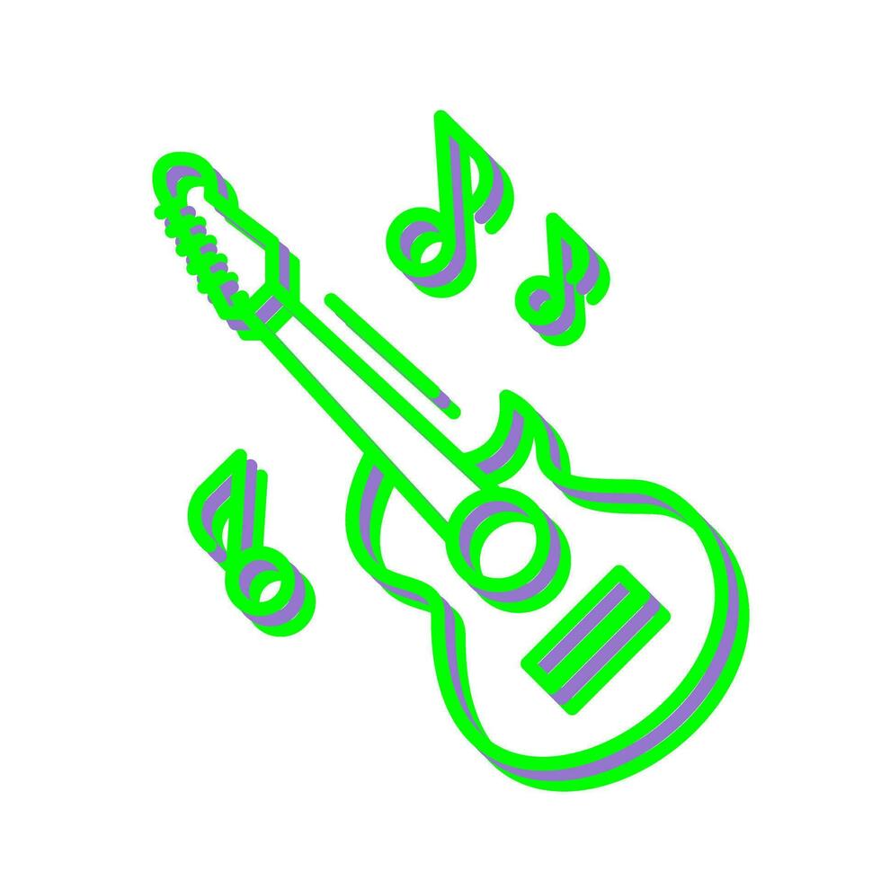 Gitarrenvektorsymbol vektor