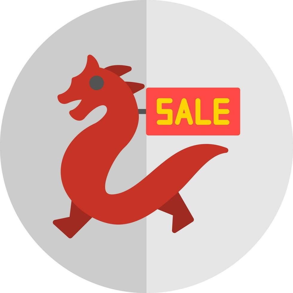 Verkauf Drachen Vektor Symbol Design