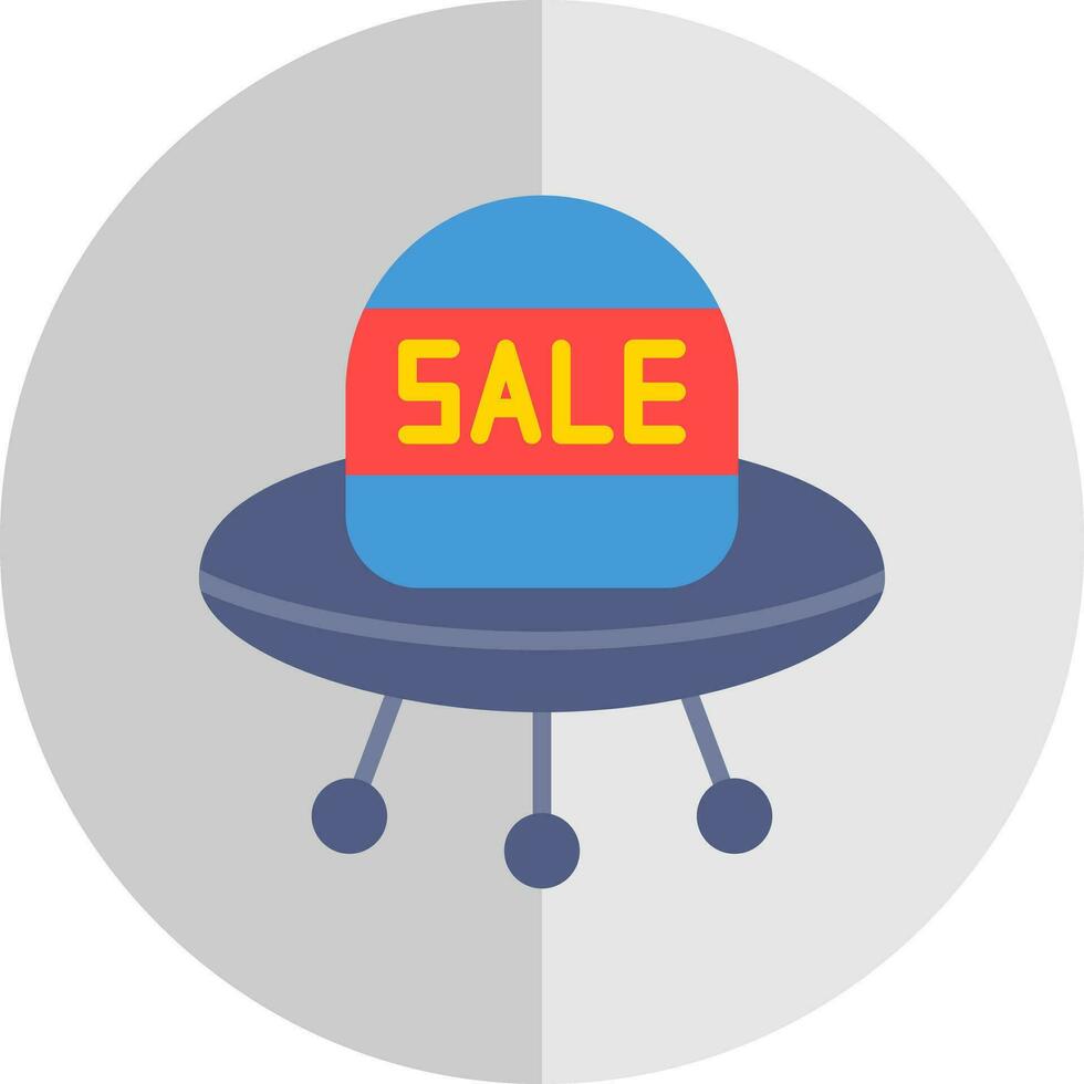 Verkauf UFO Vektor Symbol Design