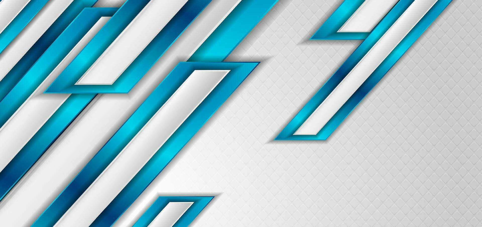 abstrakt grau Blau Hi-Tech geometrisch minimal Hintergrund vektor
