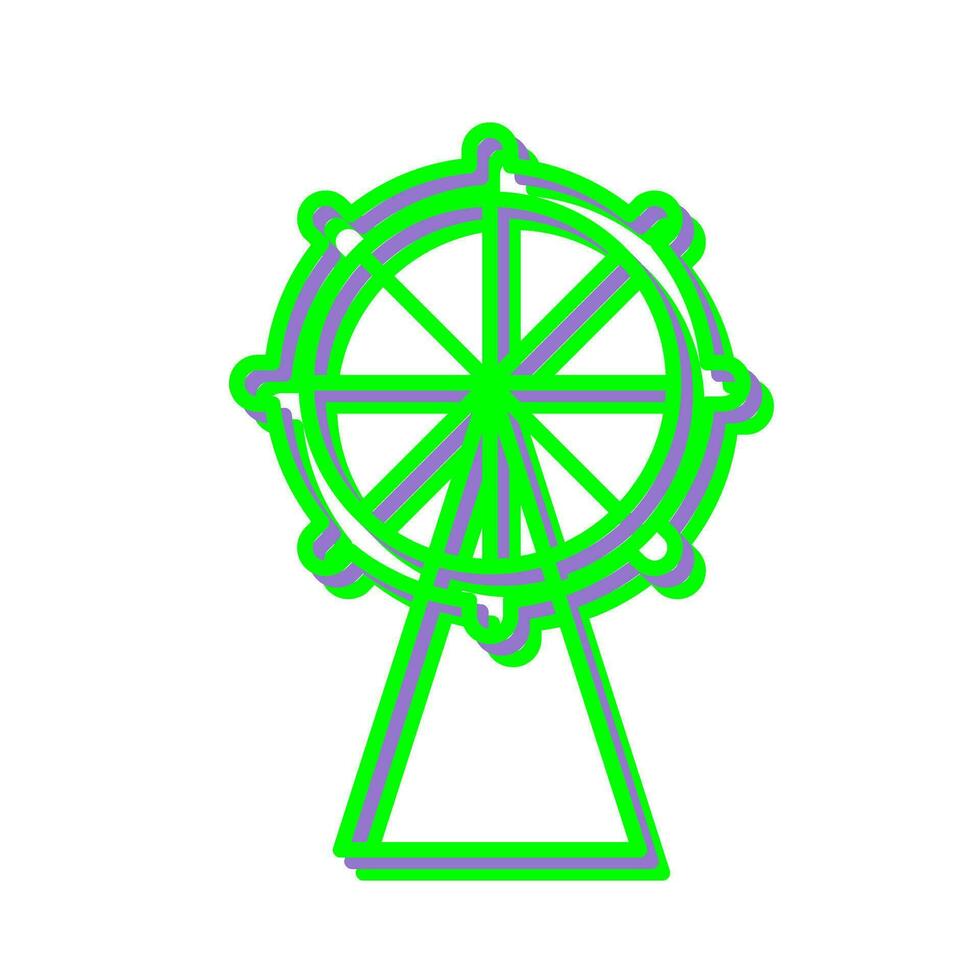 ferris hjul vektor ikon