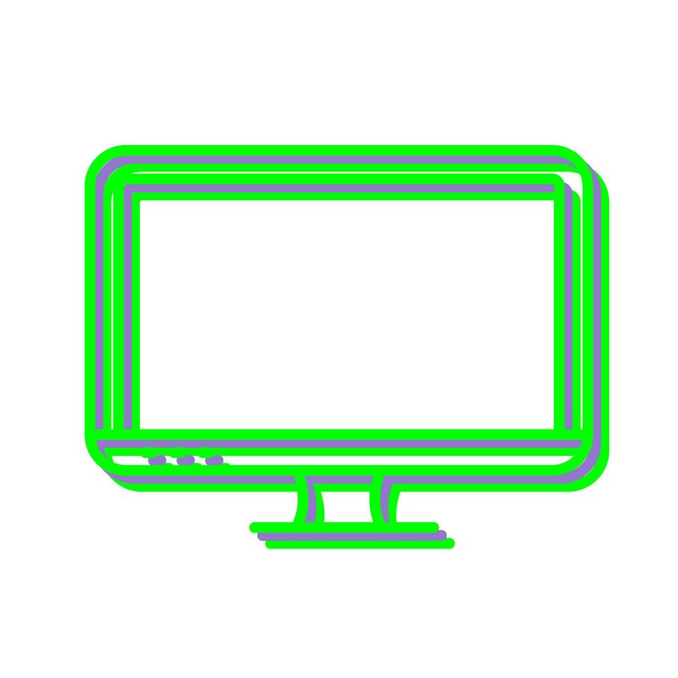 LCD-Vektorsymbol vektor