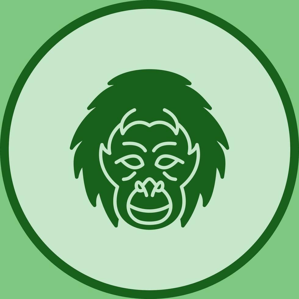 Orang-Utan-Vektorsymbol vektor