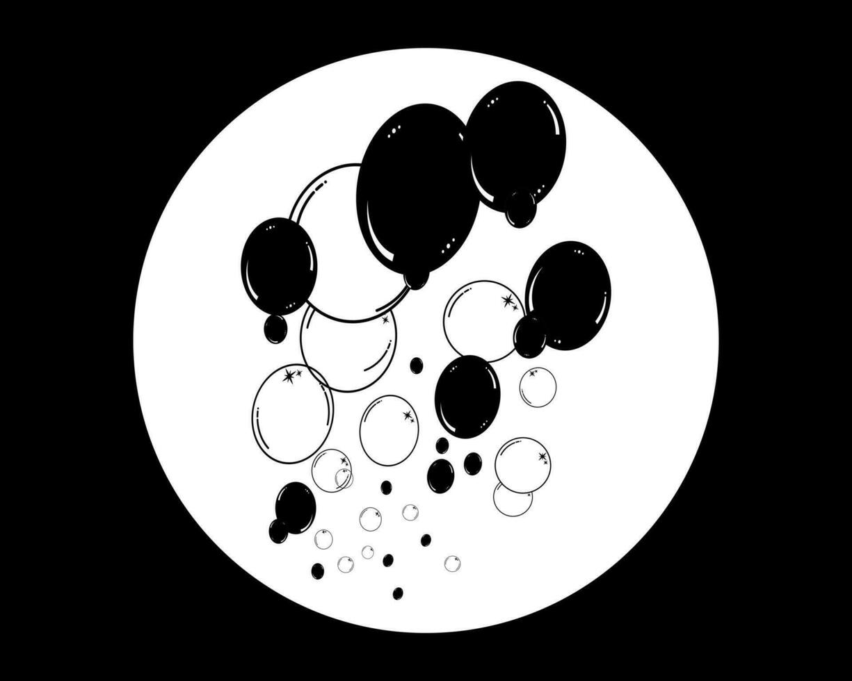 bubbla ikon vektor illustration formgivningsmall