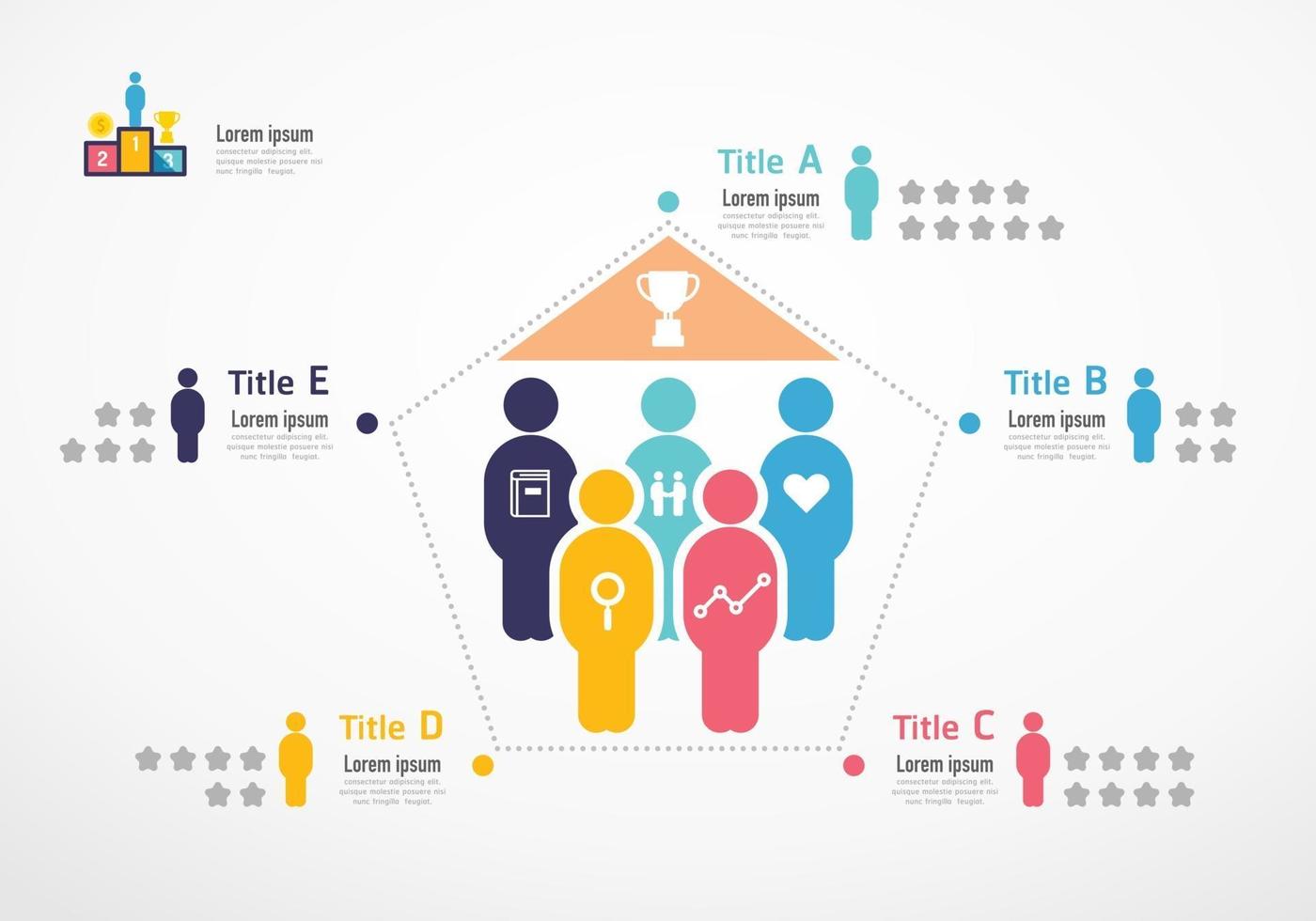 teamworkstep planner 2022 infographic framgångskoncept. vektor