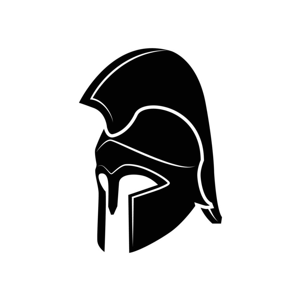 Krieger Helm Logo Vorlage, Krieger Helm Vektor Illustration, Krieger Helm Vektor Element