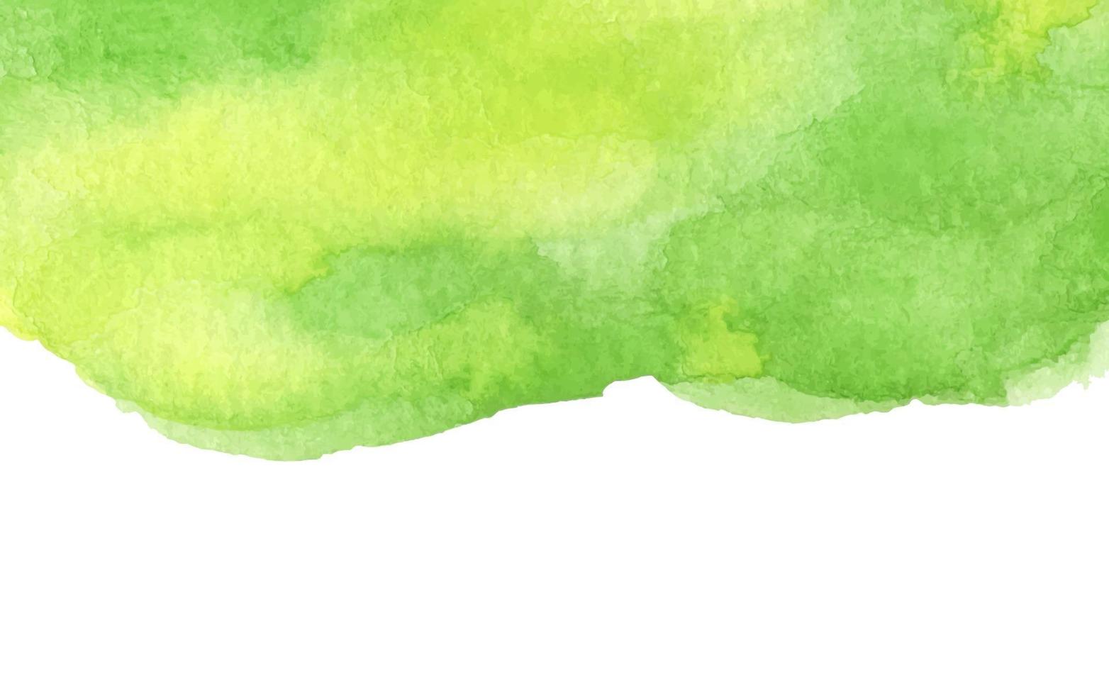 grön abstrakt akvarellbakgrund med plats för text. vektor