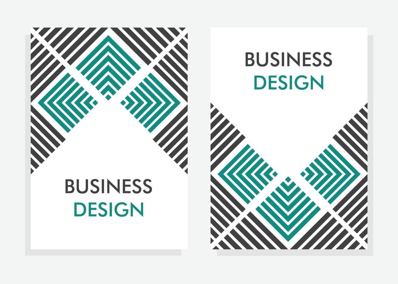 Business-Cover-Design-Vorlage. Flyer-Design-Vorlage. vektor