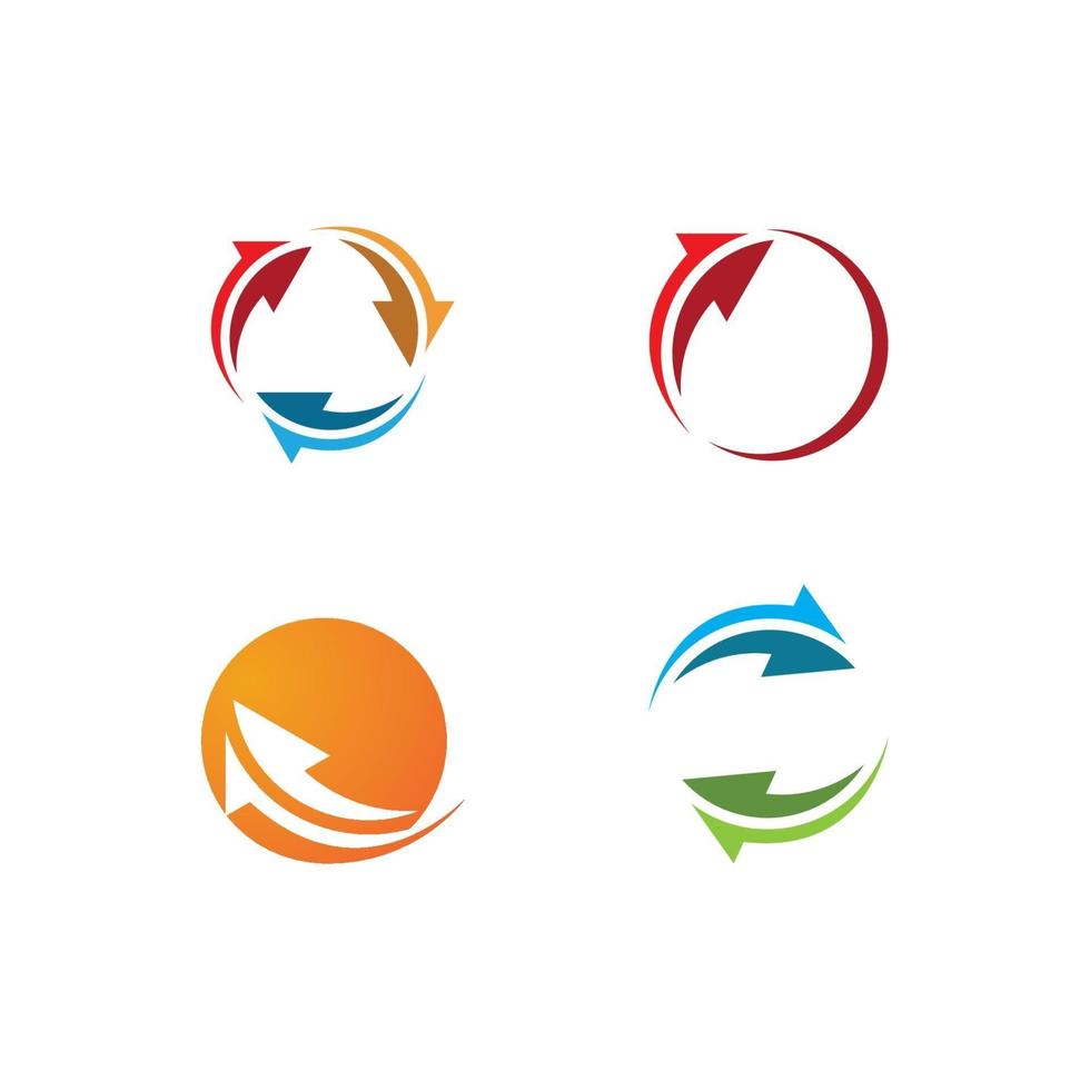 Pfeildarstellung Logo-Design vektor