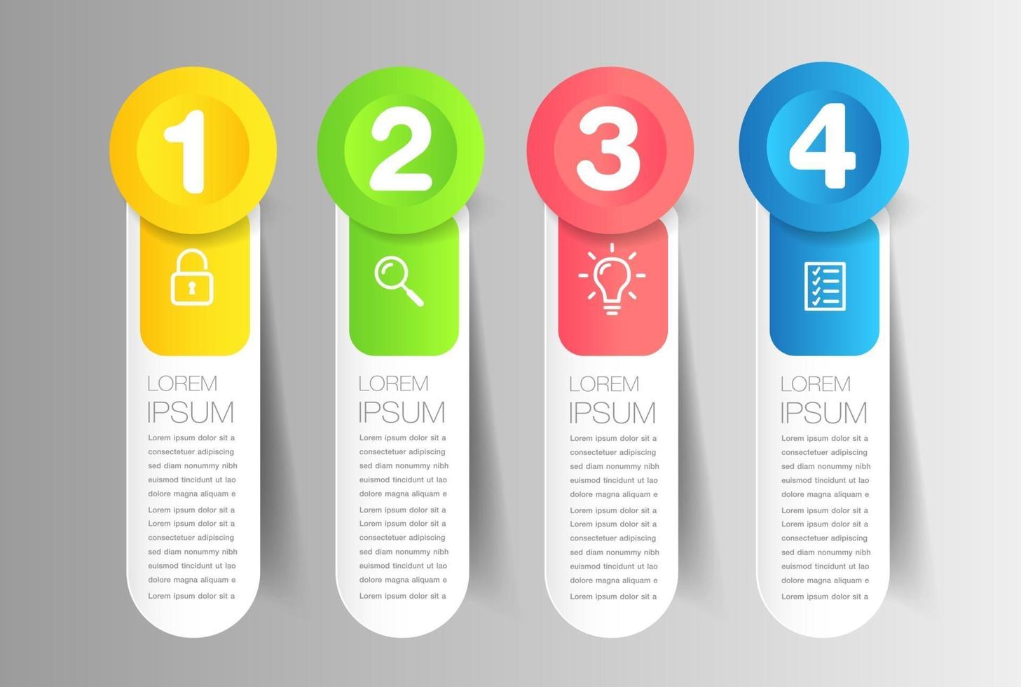 modern text rutmall, infographics banner vektor