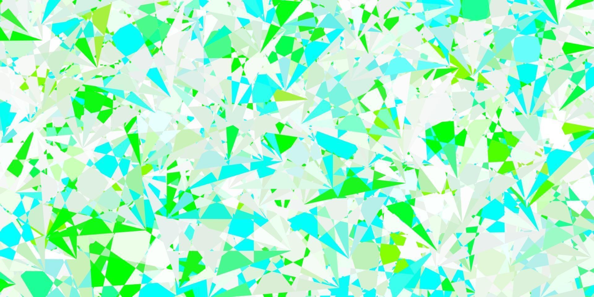 ljusgrön vektorbakgrund med polygonala former. vektor