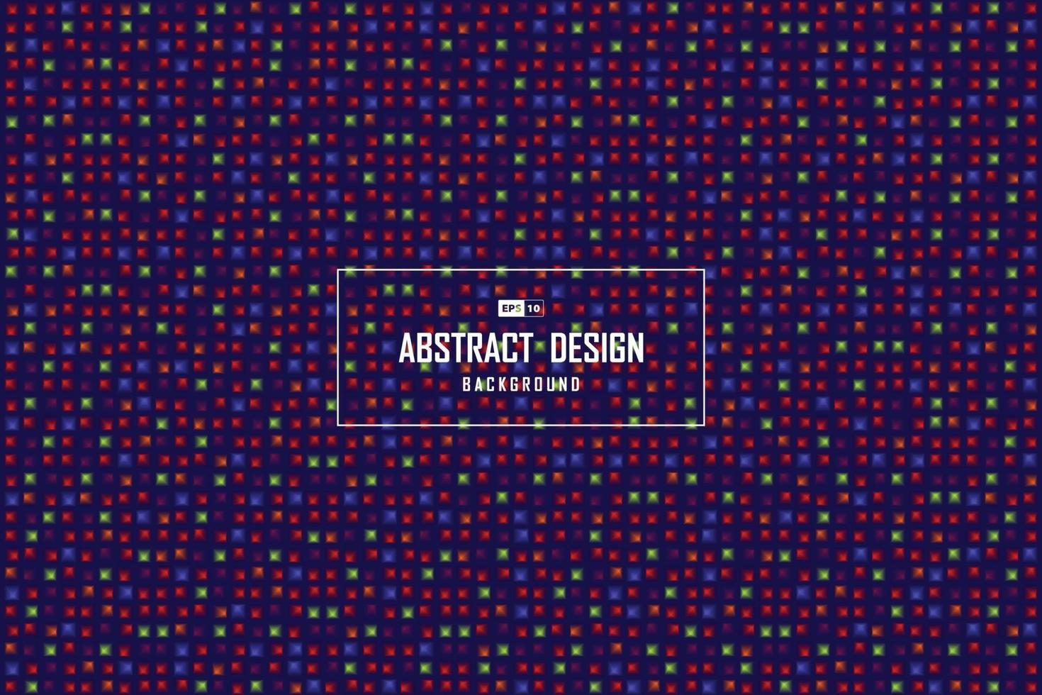 abstrakte Wissenschaft Farbe quadratische Kunstwerk Vorlage Design Hintergrund. vektor