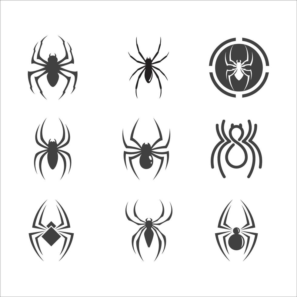 Spinne Icon Design Vektor Illustration Design