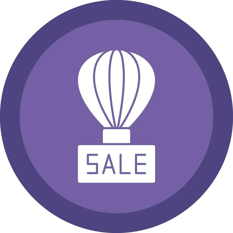 försäljning varm luft ballong vektor ikon design
