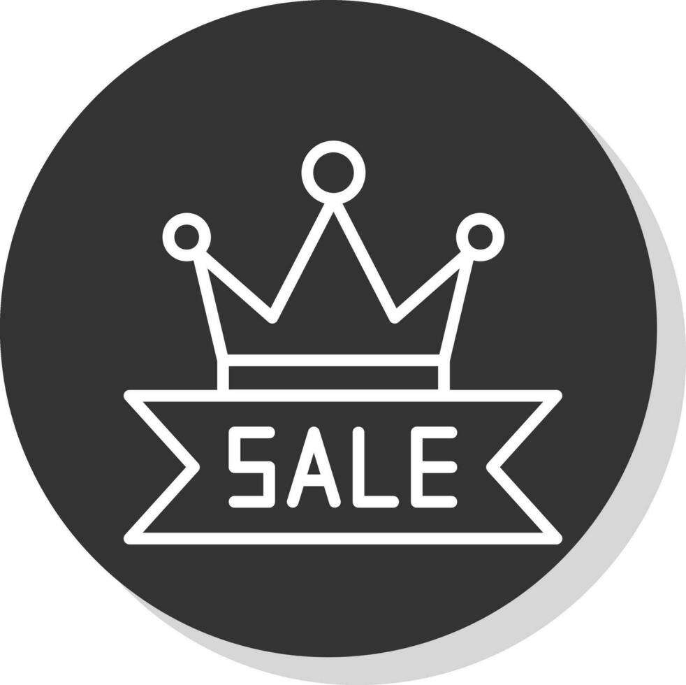 Verkauf Krone Vektor Symbol Design