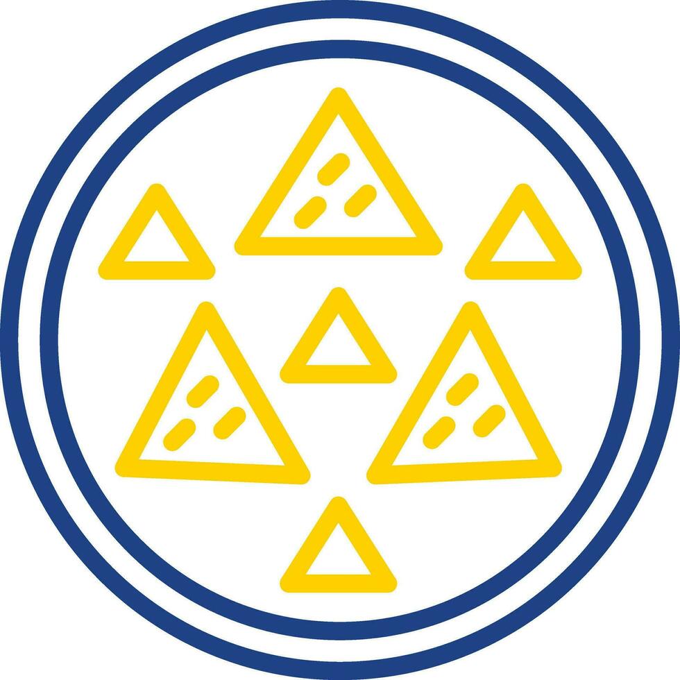 Nachos-Vektor-Icon-Design vektor