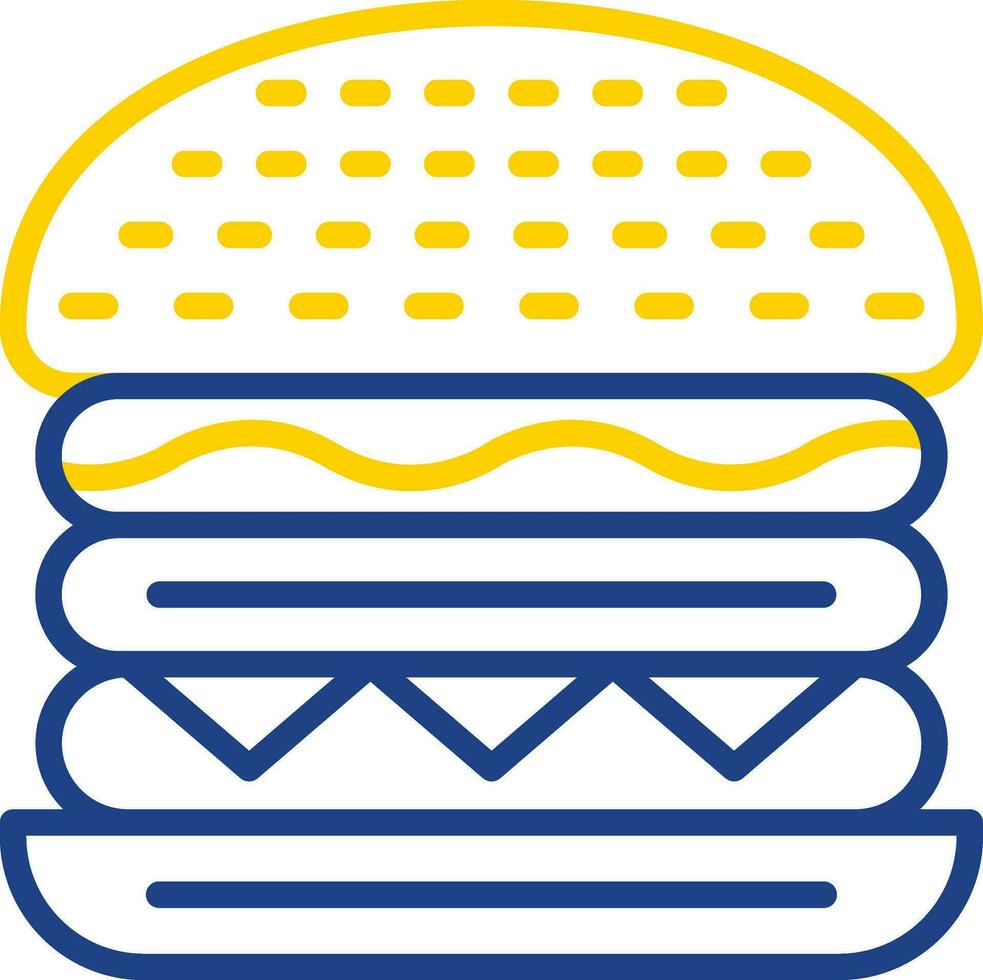 Cheeseburger Vektor Symbol Design