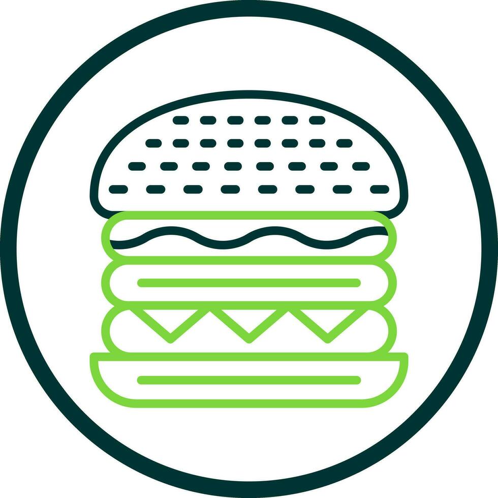 Cheeseburger Vektor Symbol Design