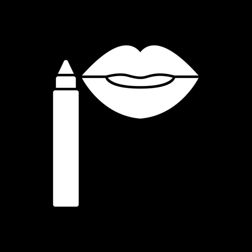 Lippe beflecken Vektor Symbol Design