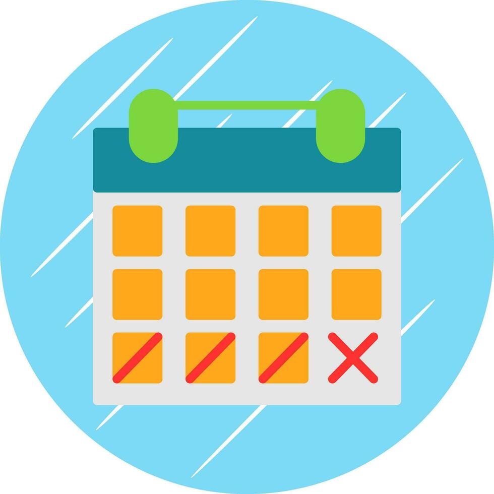 Kalender-Vektor-Icon-Design vektor