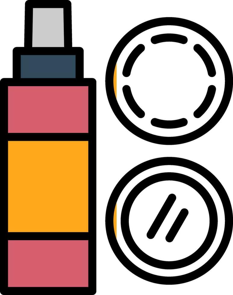 Make-up-Entferner-Vektor-Icon-Design vektor